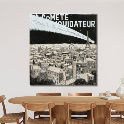 La Cometa Liquidatrice Juan Gris jgr35 quadro stampato su tela