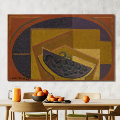 L'Uva Nera Juan Gris jgr45 quadro stampato su tela