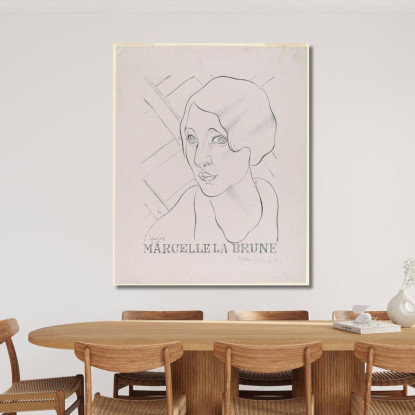 Marcelle La Bruna Juan Gris jgr53 quadro stampato su tela
