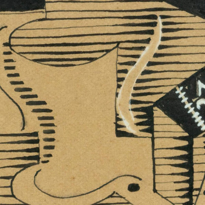 Natura Morta Con Compotier Juan Gris jgr54 quadro stampato su tela