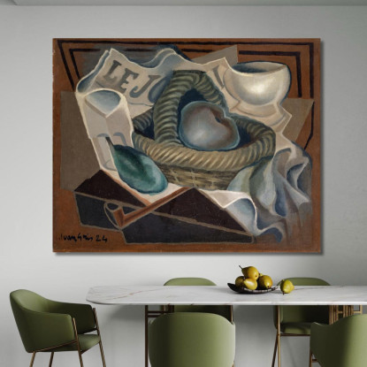 Il Cestino Juan Gris jgr66 quadro stampato su tela