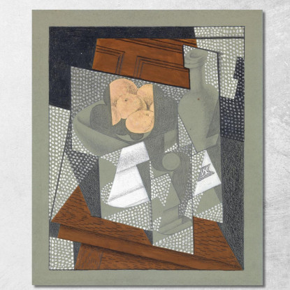 La Ciotola Di Frutta Juan Gris jgr68 quadro stampato su tela