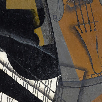 Il Violino Juan Gris jgr73 quadro stampato su tela