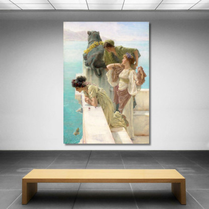 Un Segno Di Vantaggio Lawrence Alma-Tadema lat2 quadro stampato su tela