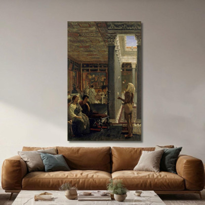 Un Giocoliere Lawrence Alma-Tadema lat5 quadro stampato su tela