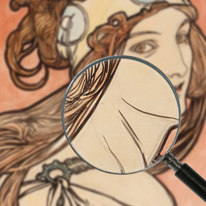 Vetrata Per La Facciata Della Boutique Fouquet 2 Alphonse Mucha amu128 quadro stampato su tela