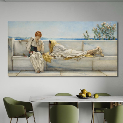 Una Sollecitazione Lawrence Alma-Tadema lat8 quadro stampato su tela