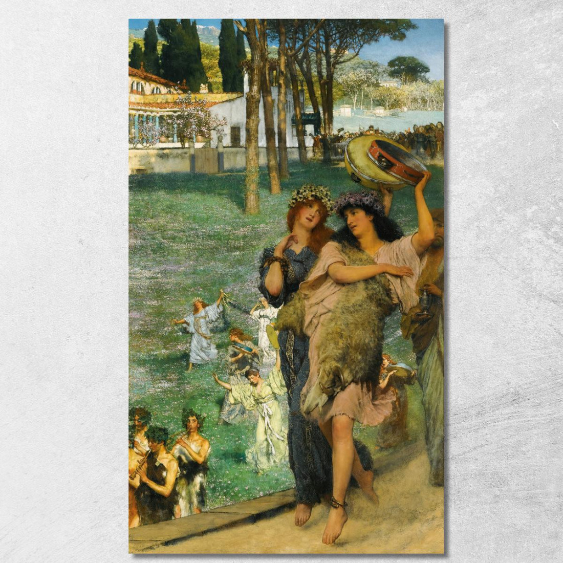 Una Festa Di Primavera Sulla Strada Per Il Tempio Di Cerere Lawrence Alma-Tadema lat9 quadro stampato su tela Una Festa Di Primavera Sulla Strada Per Il Tempio Di Cerere Lawrence Alma-Tadema lat9 quadro stampato su tela
