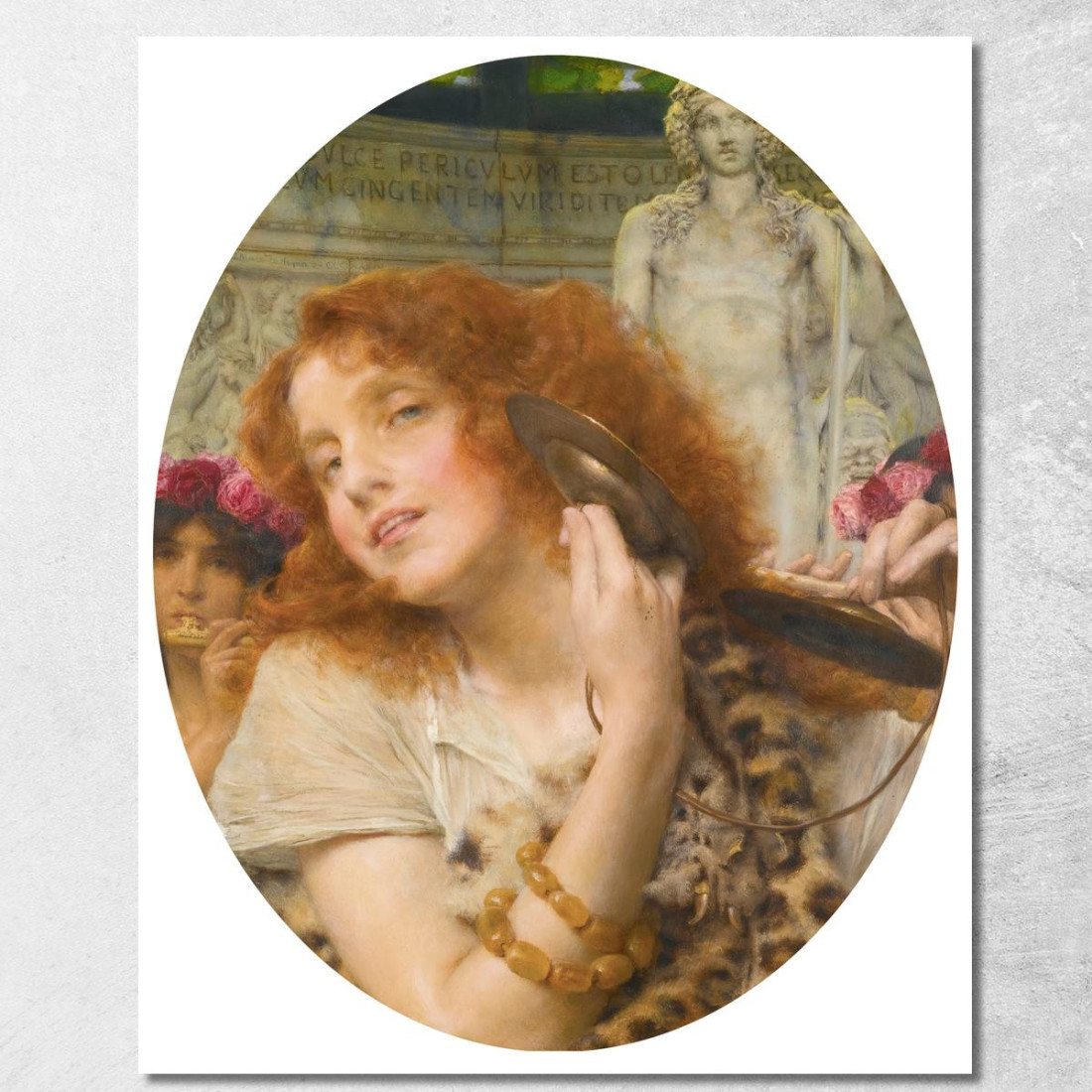 Baccante Lawrence Alma-Tadema lat15 quadro stampato su tela Baccante Lawrence Alma-Tadema lat15 quadro stampato su tela