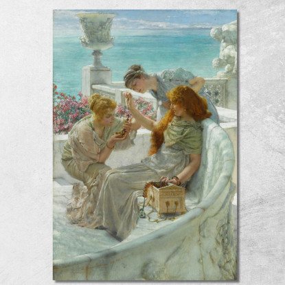 Il Preferito Della Fortuna Lawrence Alma-Tadema lat20 quadro stampato su tela