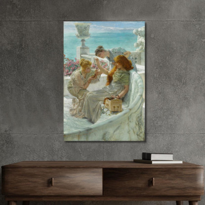 Il Preferito Della Fortuna Lawrence Alma-Tadema lat20 quadro stampato su tela