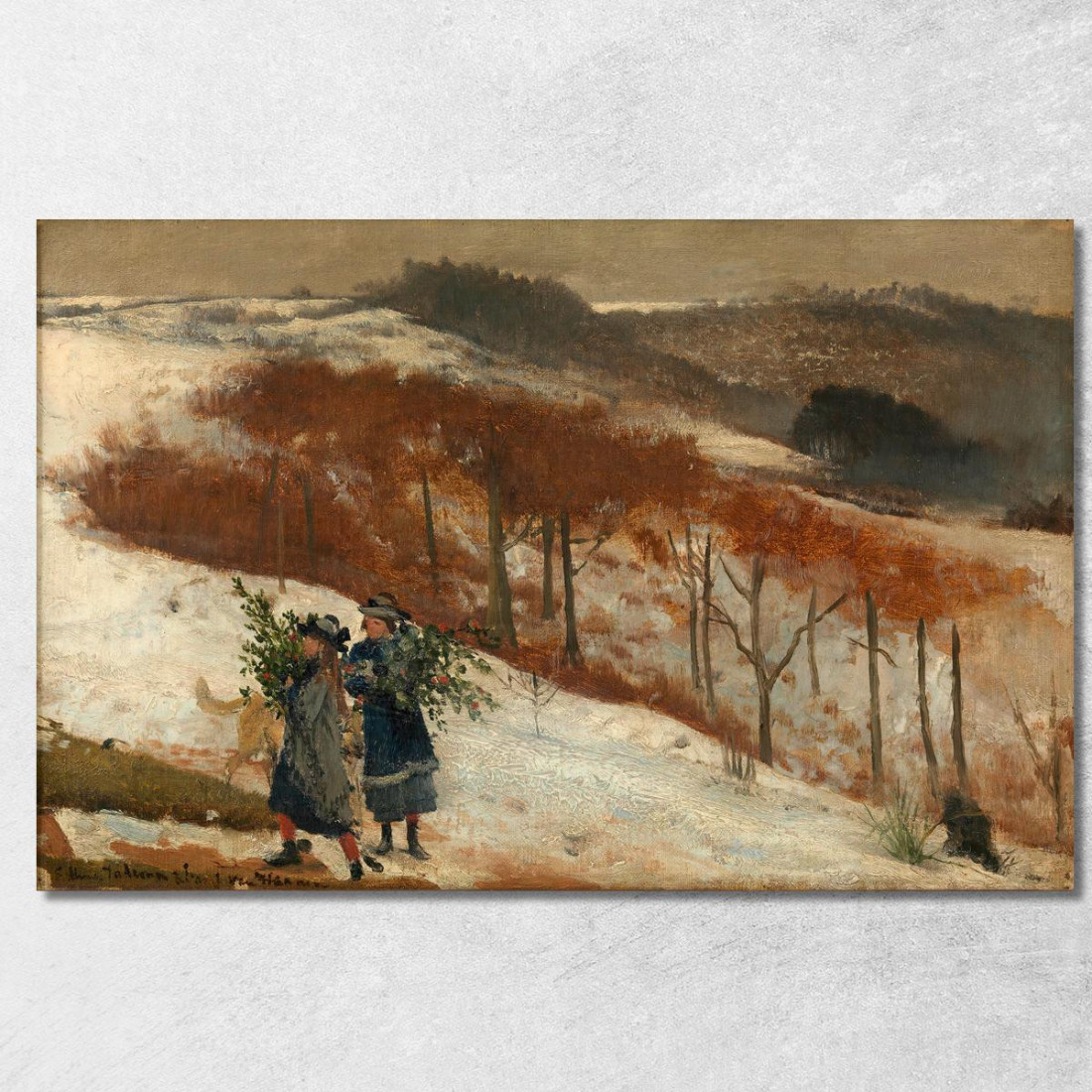 Paesaggio Nei Boschi Viennesi Lawrence Alma-Tadema lat25 quadro stampato su tela Paesaggio Nei Boschi Viennesi Lawrence Alma-Tadema lat25 quadro stampato su tela