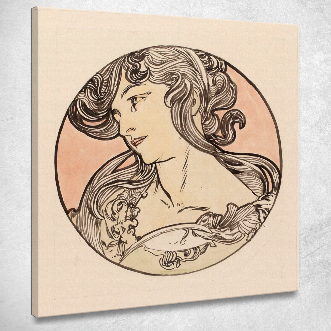 Vetrata Per La Facciata Della Boutique Fouquet 8 Alphonse Mucha amu134 quadro stampato su tela Vetrata Per La Facciata Della Boutique Fouquet 8 Alphonse Mucha amu134 quadro stampato su tela