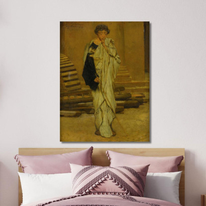 L'Architetto Romano Lawrence Alma-Tadema lat45 quadro stampato su tela