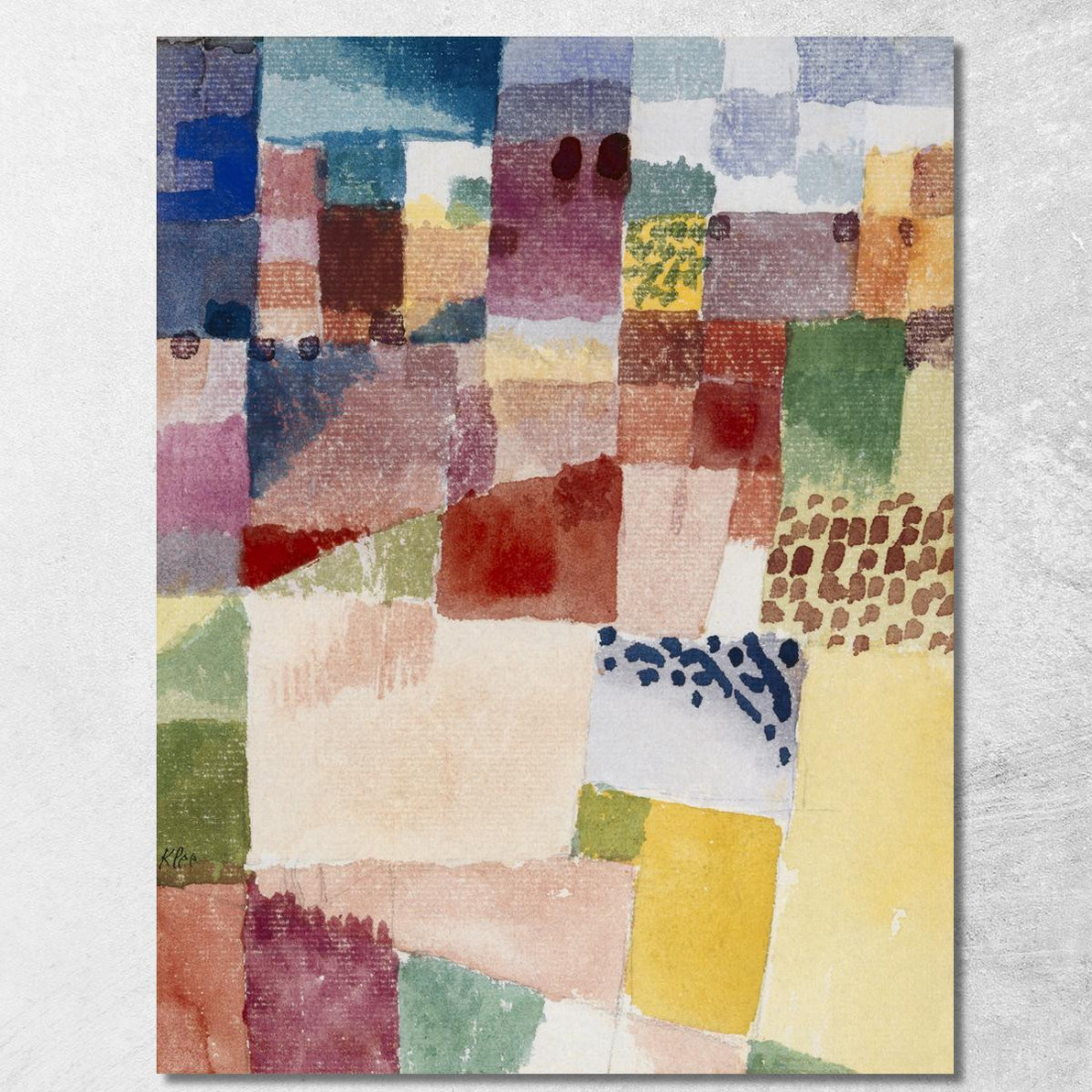 Motivo Di Hammamet Paul Klee pkl54 quadro stampato su tela Motivo Di Hammamet Paul Klee pkl54 quadro stampato su tela