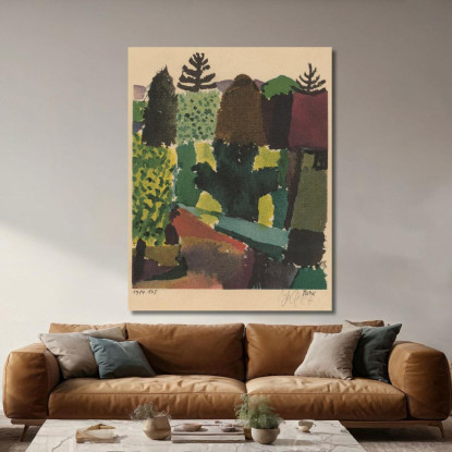 Parco Paul Klee pkl62 quadro stampato su tela