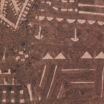Alla Maniera Di Un Arazzo In Pelle Paul Klee pkl131 quadro stampato su tela