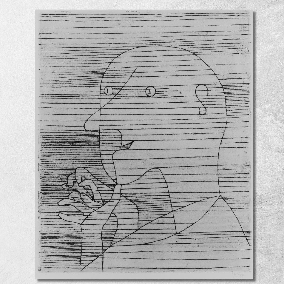 Il Conteggio Dei Vecchi Paul Klee pkl140 quadro stampato su tela Il Conteggio Dei Vecchi Paul Klee pkl140 quadro stampato su tela