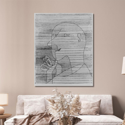 Il Conteggio Dei Vecchi Paul Klee pkl140 quadro stampato su tela