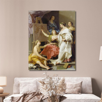 Allegoria Delle Arti Pompeo Batoni pbt3 quadro stampato su tela