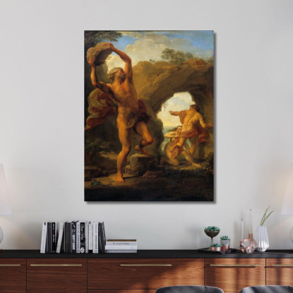 Atis E Galatea Pompeo Batoni pbt7 quadro stampato su tela