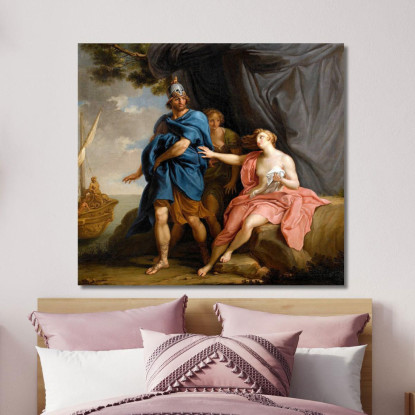 Didone Ed Enea Pompeo Batoni pbt11 quadro stampato su tela