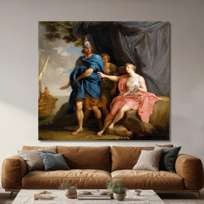 Didone Ed Enea Pompeo Batoni pbt11 quadro stampato su tela