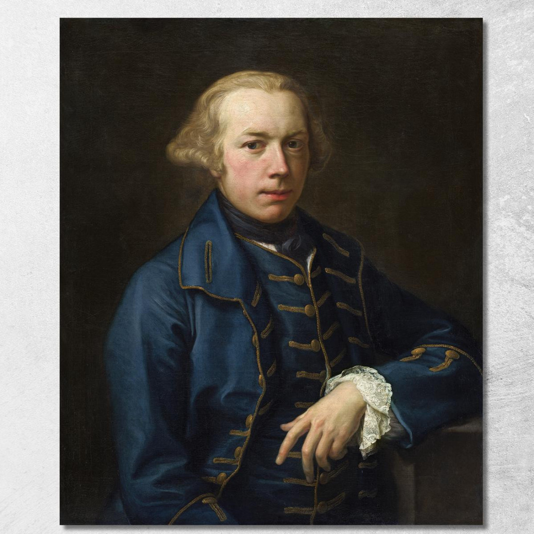 Ritratto Di Gentiluomo 2 Pompeo Batoni pbt22 quadro stampato su tela Ritratto Di Gentiluomo 2 Pompeo Batoni pbt22 quadro stampato su tela
