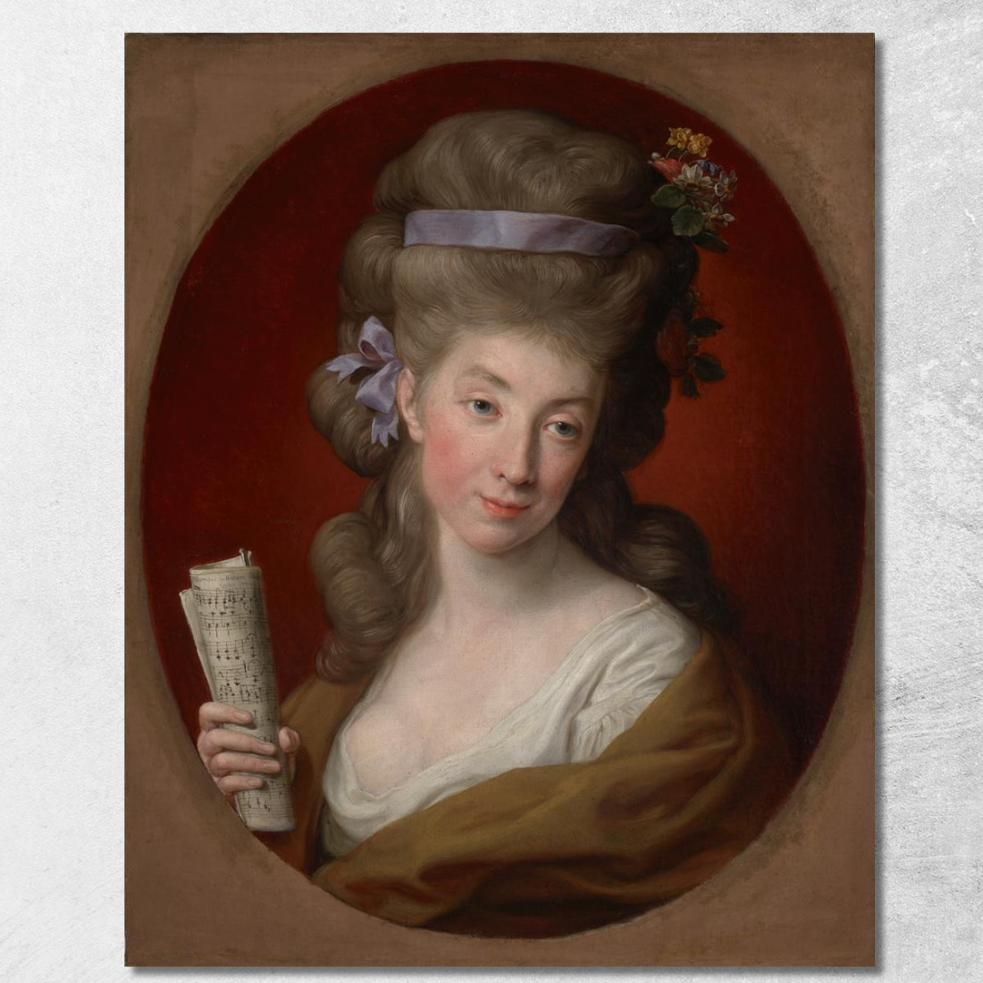 Ritratto Di Izabela Nata Lubomirska Moglie Di Ignacy Potocki Pompeo Batoni pbt31 quadro stampato su tela Ritratto Di Izabela Nata Lubomirska Moglie Di Ignacy Potocki Pompeo Batoni pbt31 quadro stampato su tela