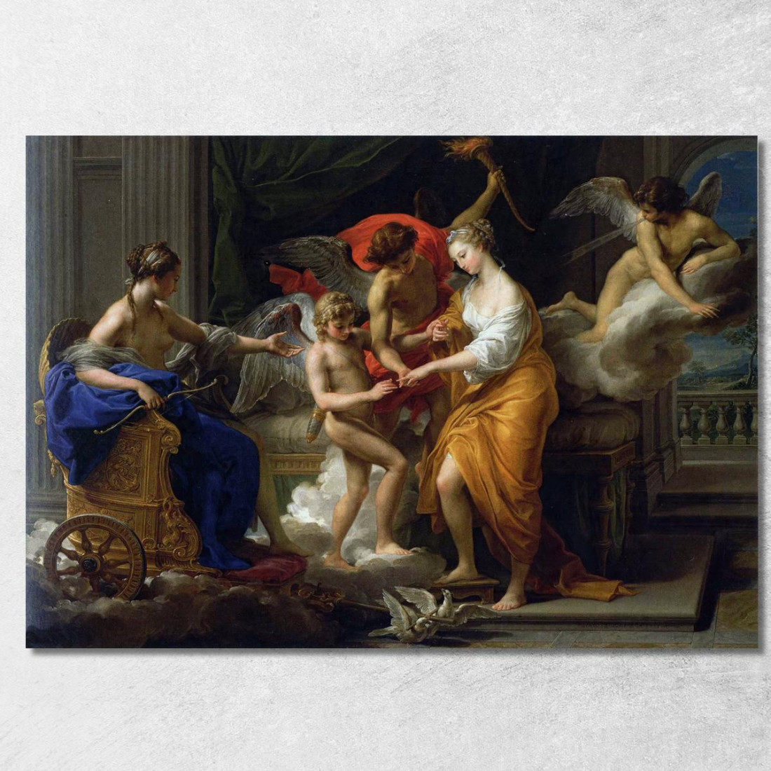 Il Matrimonio Di Amore E Psiche Pompeo Batoni pbt49 quadro stampato su tela Il Matrimonio Di Amore E Psiche Pompeo Batoni pbt49 quadro stampato su tela