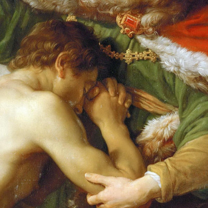 Il Ritorno Del Figliol Prodigo Pompeo Batoni pbt51 quadro stampato su tela