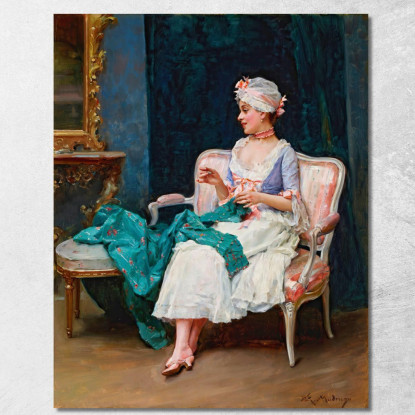 Aline Raimundo de Madrazo y Garreta rmg9 quadro stampato su tela