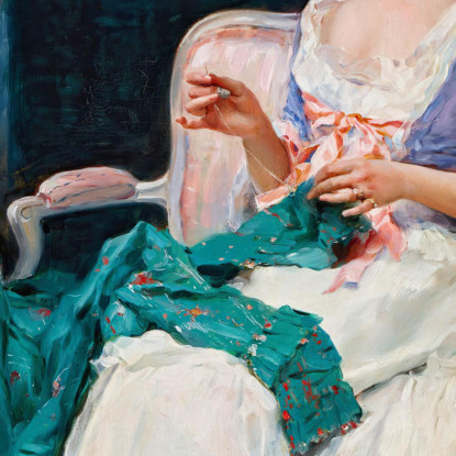 Aline Raimundo de Madrazo y Garreta rmg9 quadro stampato su tela
