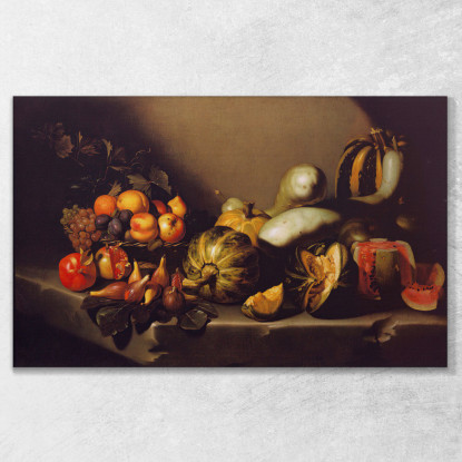 Natura Morta Con Frutta Caravaggio crv38 quadro stampato su tela