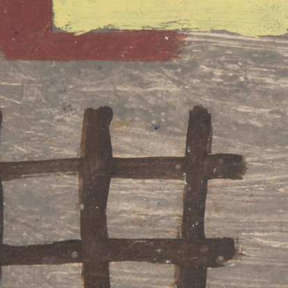 Paesaggio Surreale Con Una Recinzione Sasza Blonder sbl34 quadro stampato su tela