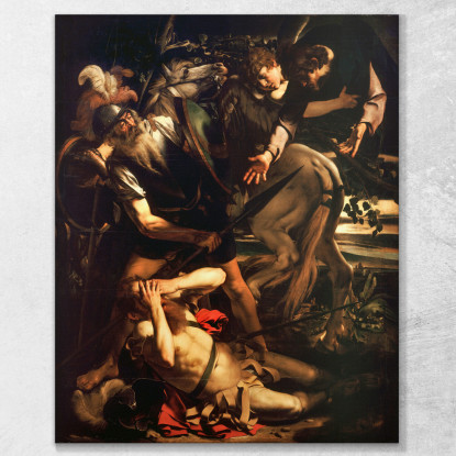 La Conversione Di San Paolo Caravaggio crv43 quadro stampato su tela