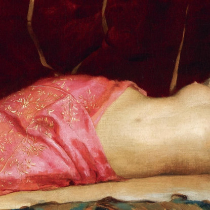 Concubina Dormiente Theodoros Ralli trl33 quadro stampato su tela