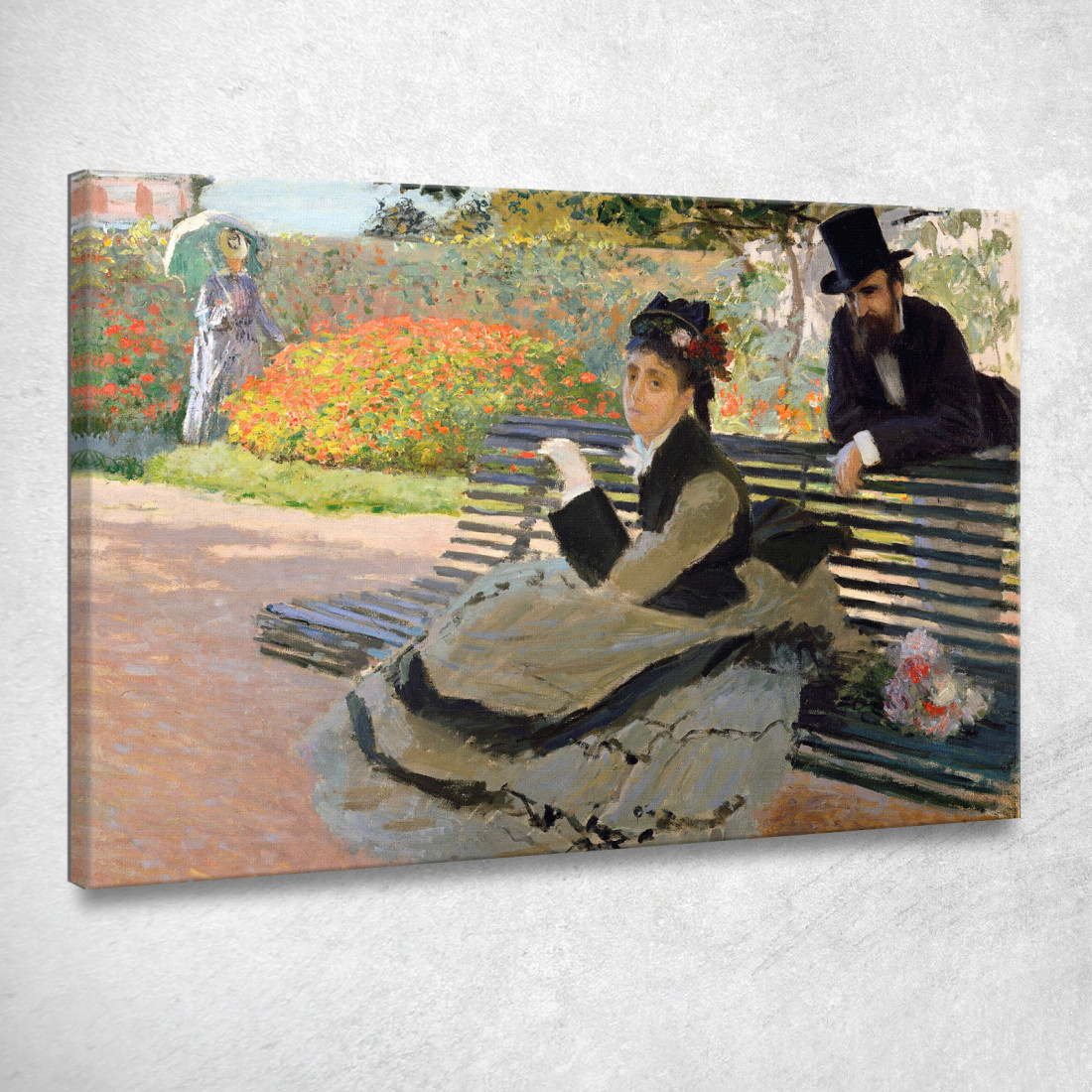 Camilla Claude Monet mnt7 quadro stampato su tela