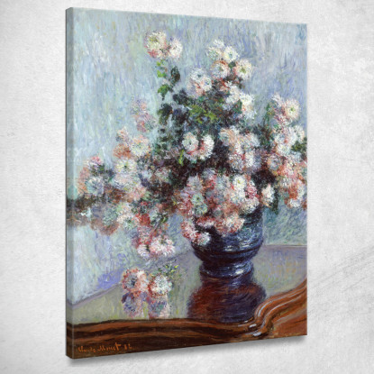 Crisantemi 1882 Claude Monet mnt9 quadro stampato su tela