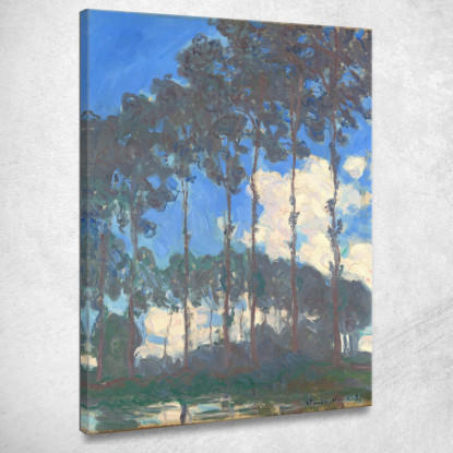 Pioppi Sull'Epte Claude Monet mnt19 quadro stampato su tela