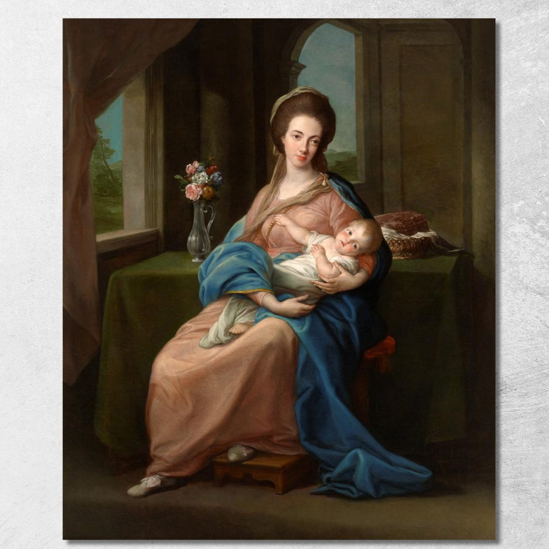 Mary Taylour Viscountess Of Headfort, Später Gräfin Von Bective Und Marquise Von Headfort Pompeo Batoni drucken auf leinwand Mary Taylour Viscountess Of Headfort, Später Gräfin Von Bective Und Marquise Von Headfort Pompeo Batoni drucken auf leinwand