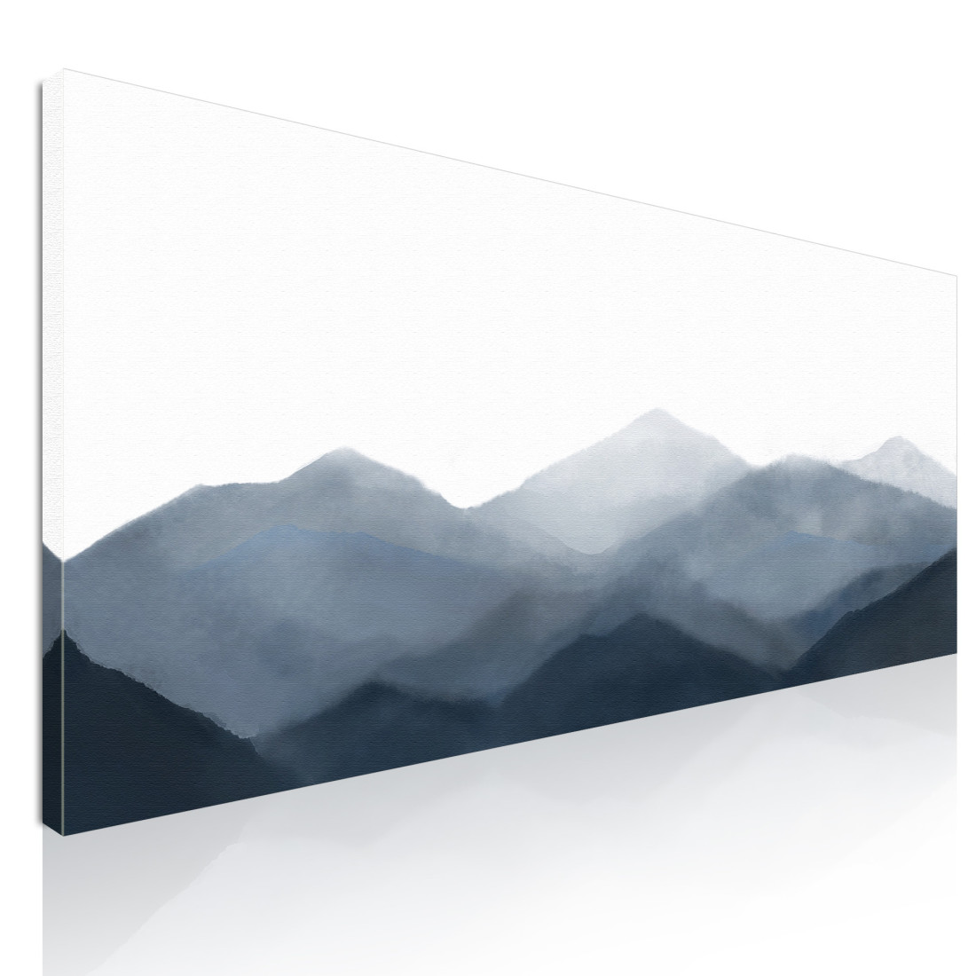 Quadro Paesaggio Astratto Catena Montuosa Nebbiosa Arte Paesaggio Sereno Blu E Grigio abl1 quadro stampato su tela Quadro Paesaggio Astratto Catena Montuosa Nebbiosa Arte Paesaggio Sereno Blu E Grigio abl1 quadro stampato su tela