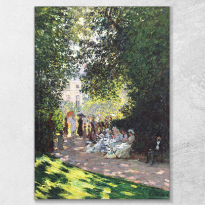 Parco Monceau 1878 Claude Monet mnt41 quadro stampato su tela