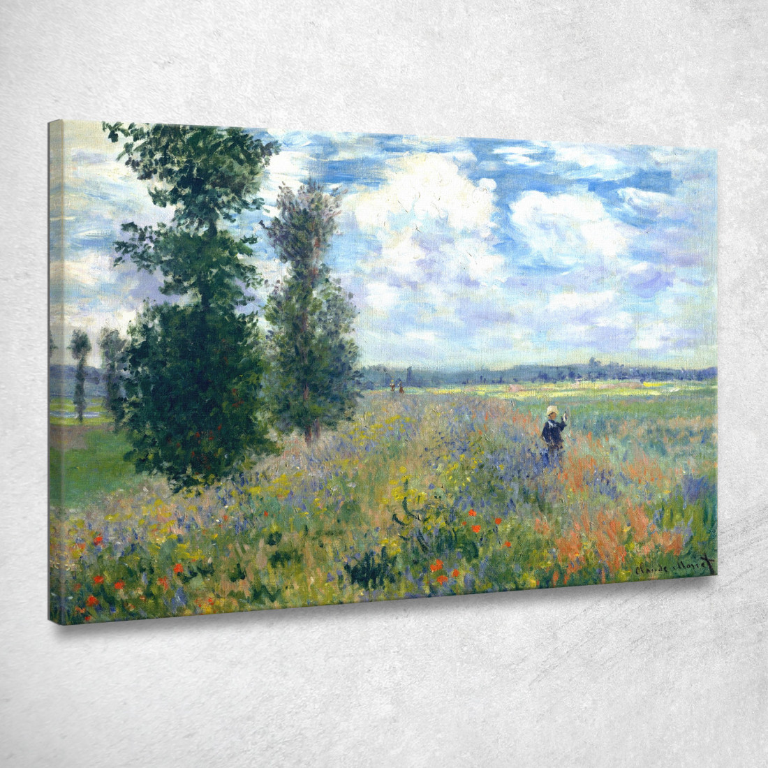 Campo Di Papaveri Argenteuil 1875 Claude Monet mnt47 quadro stampato su tela