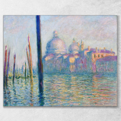 Il Canal Grande A Venezia 1908 Claude Monet mnt74 quadro stampato su tela