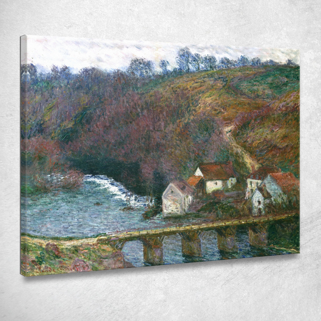 La Grande Creuse Presso Il Ponte Di Vervy 1889 Claude Monet mnt75 quadro stampato su tela La Grande Creuse Presso Il Ponte Di Vervy 1889 Claude Monet mnt75 quadro stampato su tela