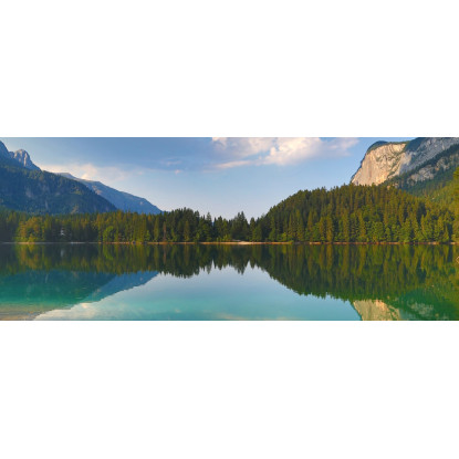 Quadro Montagne Lago Tranquillo Con Splendidi Riflessi Montani mow38 quadro stampato su tela