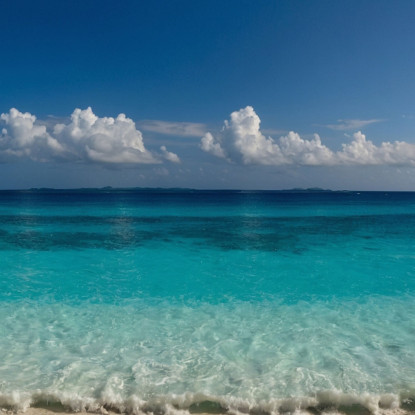 Quadro Paesaggio Mare Spiaggia Tropicale Con Acque Turchesi seal5 quadro stampato su tela