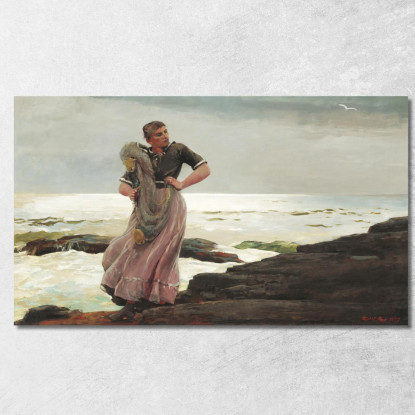 Una Luce Sul Mare Winslow Homer quadro stampato su tela