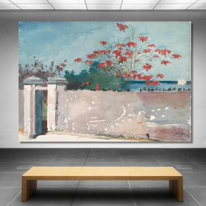 A Wall Nassau Winslow Homer canvas print